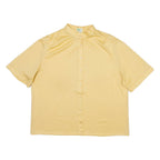 INES Mens Plain Shirt Yellow M