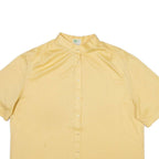 INES Mens Plain Shirt Yellow M