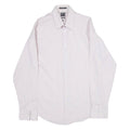 CALVIN KLEIN Slim Fit Mens Shirt Purple Striped Long Sleeve M