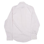 CALVIN KLEIN Slim Fit Mens Shirt Purple Striped Long Sleeve M