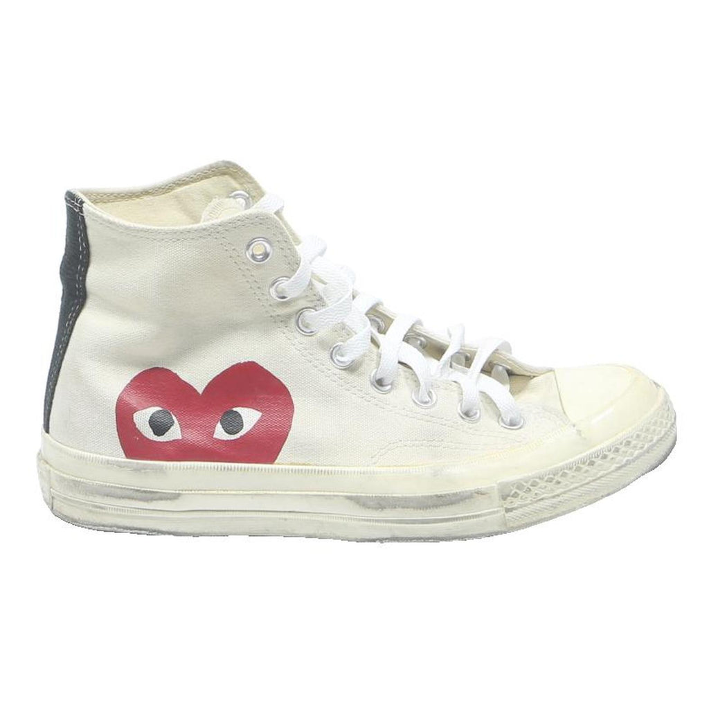 CONVERSE Chuck 70 Womens High Top Trainers White Red Canvas UK 7 Classic
