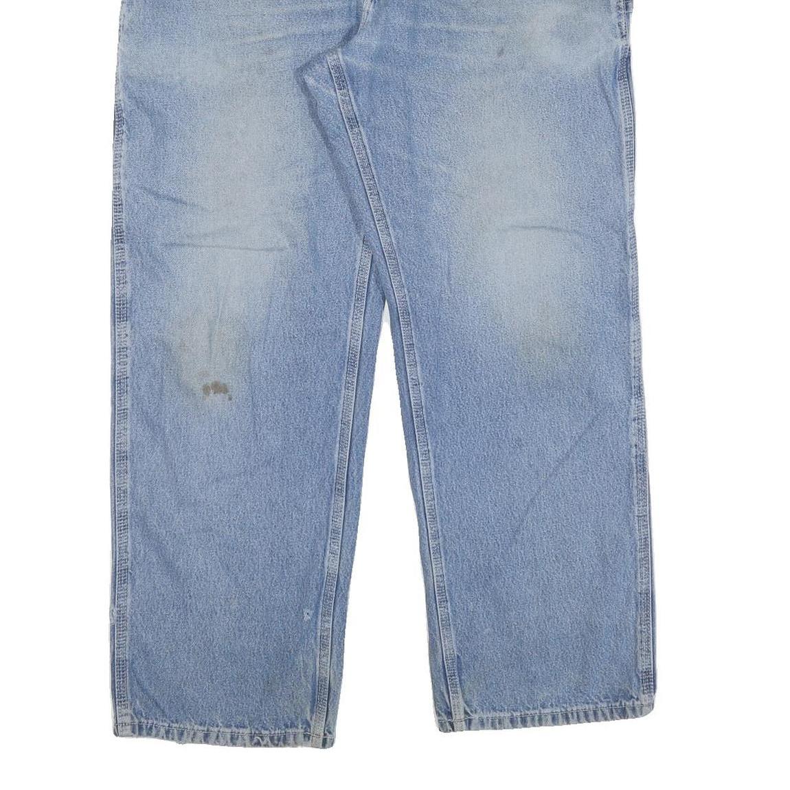 CARHARTT Mens Jeans Blue Regular Straight Denim Medium W36 L30 Workwear