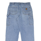 CARHARTT Mens Jeans Blue Regular Straight Denim Medium W36 L30 Workwear