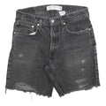 LEVI'S Mens Shorts Black Denim Cut-Off M W32 Distressed Casual Summer