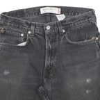 LEVI'S Mens Shorts Black Denim Cut-Off M W32 Distressed Casual Summer