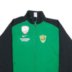 NIKE Mens Green & Black Sport Team Zip Jacket XL Polyester Athletic