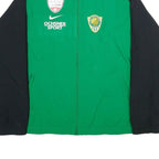 NIKE Mens Green & Black Sport Team Zip Jacket XL Polyester Athletic