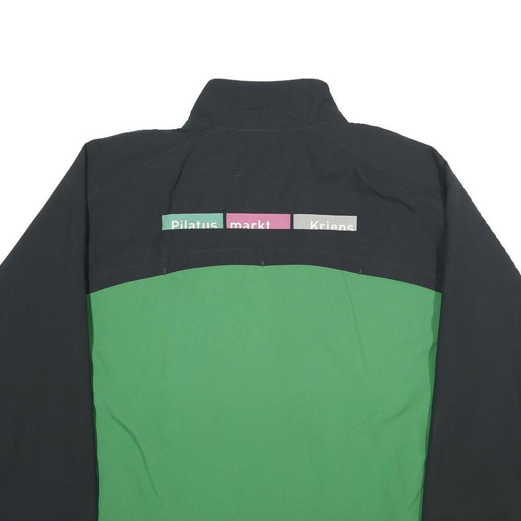 NIKE Mens Green & Black Sport Team Zip Jacket XL Polyester Athletic