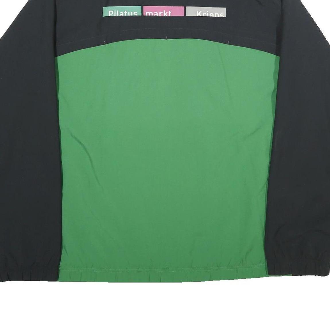 NIKE Mens Green & Black Sport Team Zip Jacket XL Polyester Athletic