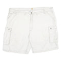 CARHARTT Mens White Cargo Cotton Shorts 4XL W48 Large Pocket Utility Workwear