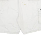 CARHARTT Mens White Cargo Cotton Shorts 4XL W48 Large Pocket Utility Workwear