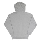 ADIDAS Womens Grey Cotton Blend Hoodie UK 10 Trefoil Logo Pullover