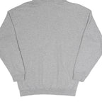 ADIDAS Womens Grey Cotton Blend Hoodie UK 10 Trefoil Logo Pullover