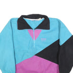 MOUNTAIN GEAR Womens Blue & Purple Colourblock Patterned Pullover Jumper M