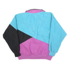 MOUNTAIN GEAR Womens Blue & Purple Colourblock Patterned Pullover Jumper M