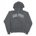 CHAMPION Mens Grey Cal Poly Pullover Hoodie M Cotton Blend Comfortable Casual