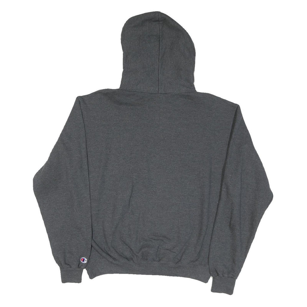 CHAMPION Mens Grey Cal Poly Pullover Hoodie M Cotton Blend Comfortable Casual
