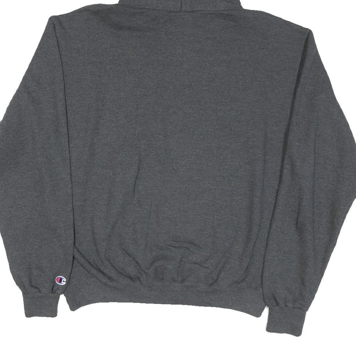 CHAMPION Mens Grey Cal Poly Pullover Hoodie M Cotton Blend Comfortable Casual