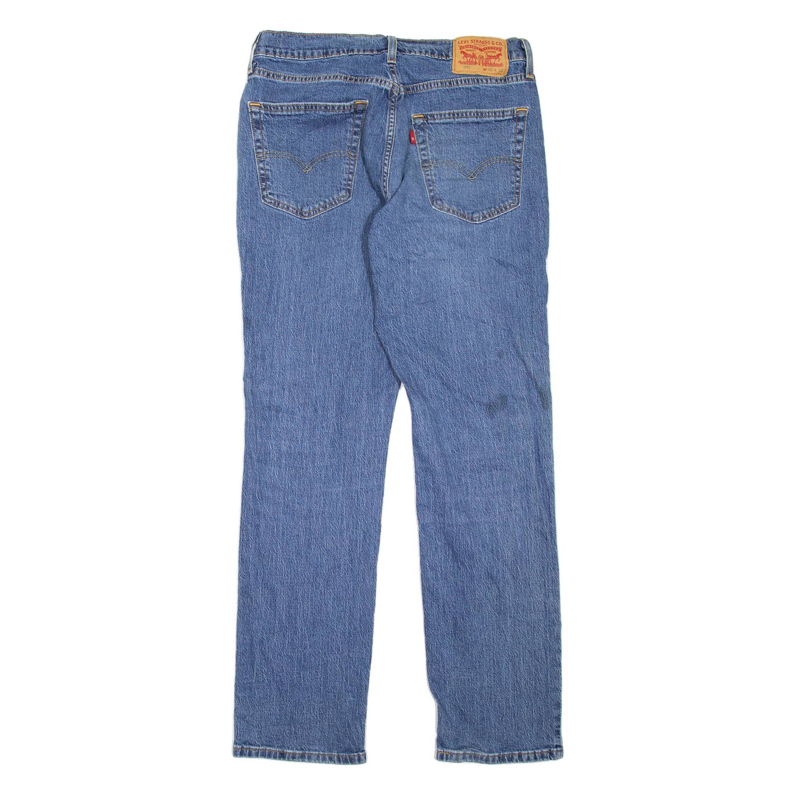 LEVI'S 541 Jeans Mens Blue Athletic Tapered Stone Wash W31 L32