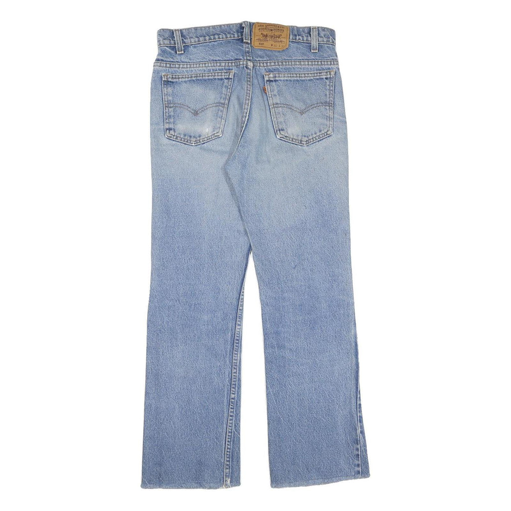 LEVI'S 517 Straight Mens Jeans Blue Regular Straight Denim Light W31 L28