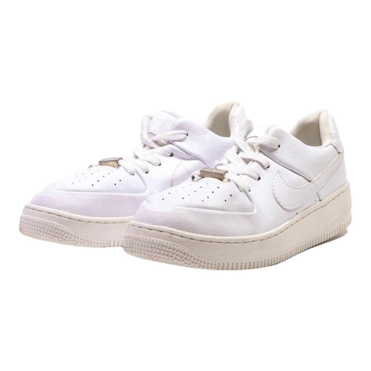 NIKE Af1 Sneaker Trainers White Leather Mens UK 6