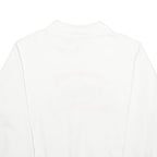 OARSMAN Mens White Presque Isle Harbor Wooden Boat Show Crew Neck L Sweatshirt