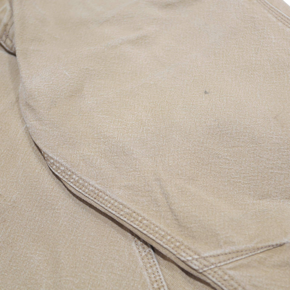 CARHARTT Mens Cotton Blend Beige Regular Straight Fit Trousers W31 L30 Workwear