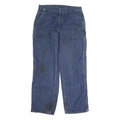 CARHARTT Mens Blue Regular Fit Straight Leg Denim Jeans W32 L32 Workwear Casual