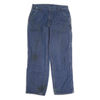 CARHARTT Mens Blue Regular Fit Straight Leg Denim Jeans W32 L32 Workwear Casual