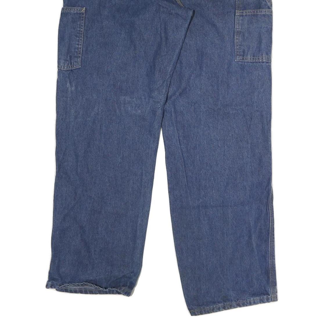 CARHARTT Mens Blue Regular Fit Straight Leg Denim Jeans W32 L32 Workwear Casual