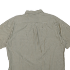 TOMMY HILFIGER Mens Green & White Check Shirt XL Classic Fit Embroidered Logo