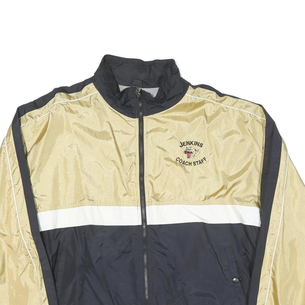 HOLLOWAY Mens Gold & Black Jaguars Coach Staff Jacket XL Polyester Blend Zip