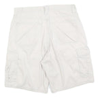 WRANGLER Mens White Cargo Shorts M W32 Casual Cotton Blend Pockets