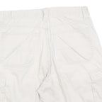 WRANGLER Mens White Cargo Shorts M W32 Casual Cotton Blend Pockets