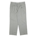RITEX Mens Regular Fit Grey Straight Trousers W34 L30 Smart Casual Classic Zip