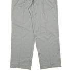 RITEX Mens Regular Fit Grey Straight Trousers W34 L30 Smart Casual Classic Zip