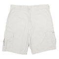 WRANGLER Mens Shorts White Cargo Cotton L W36 Casual Summer