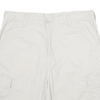 WRANGLER Mens Shorts White Cargo Cotton L W36 Casual Summer