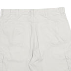 WRANGLER Mens Shorts White Cargo Cotton L W36 Casual Summer