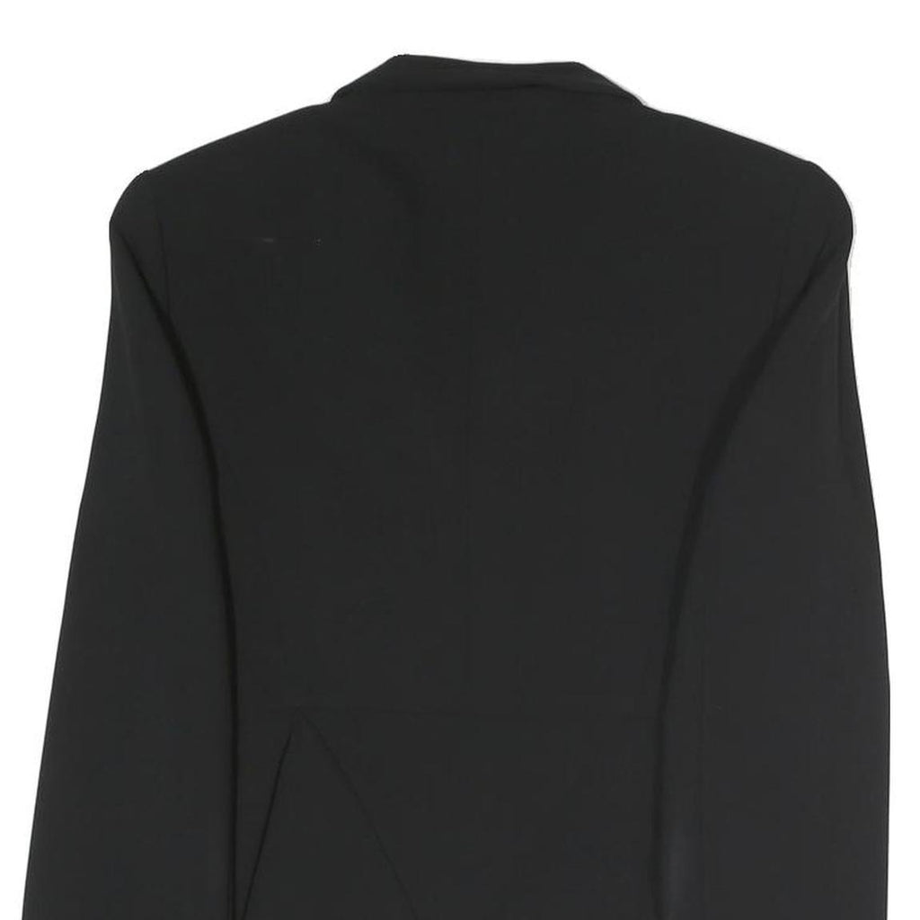 ARMANI COLLEZIONI Womens Black Button Jacket S Polyester Blend Tailored Classic