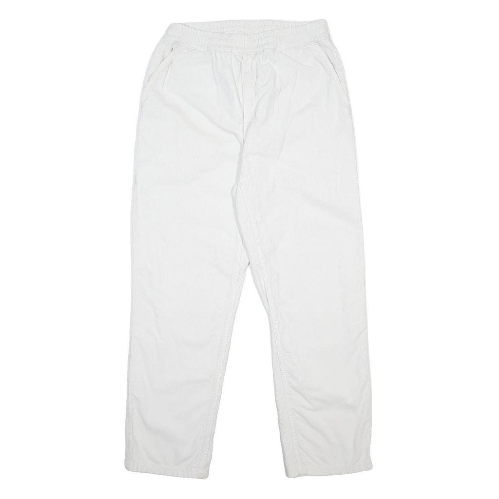 CARHARTT Mens Cotton White Regular Straight Trousers W28 L28 Workwear Casual