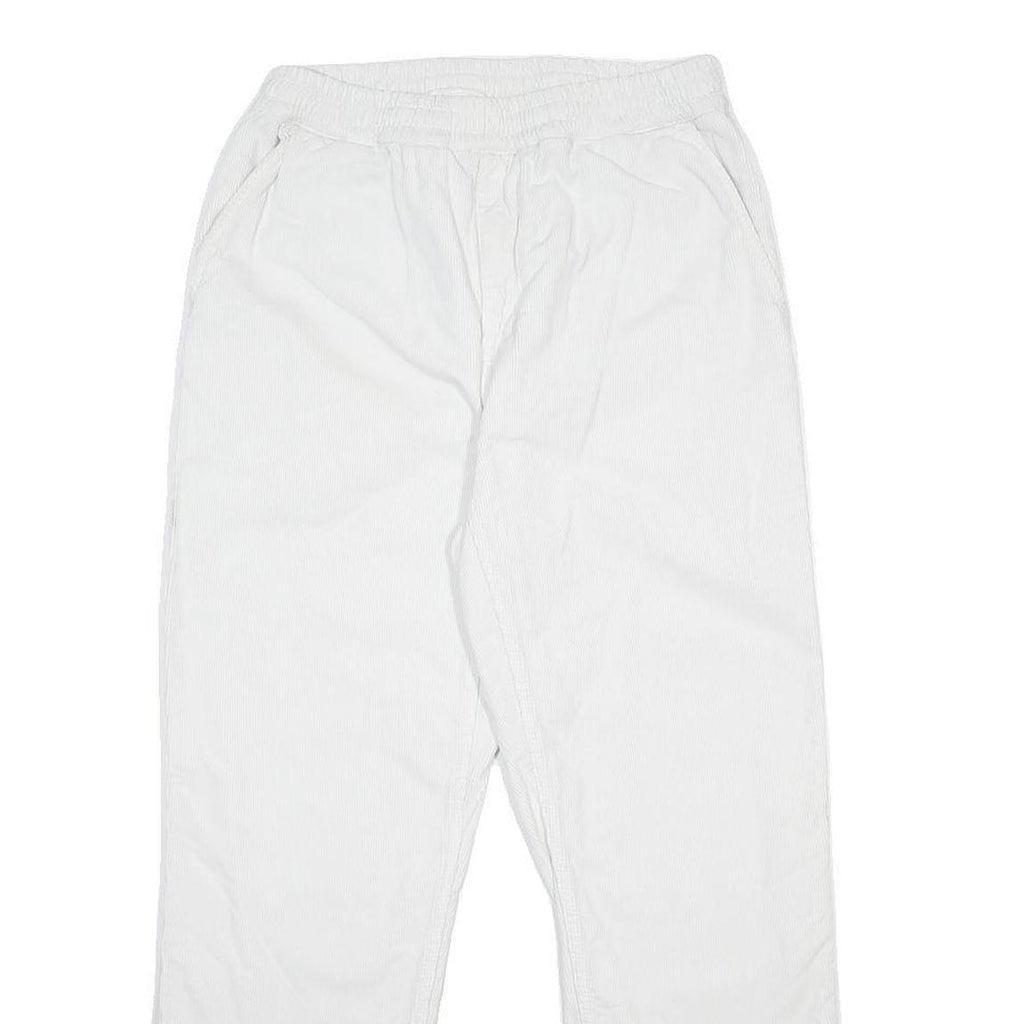 CARHARTT Mens Cotton White Regular Straight Trousers W28 L28 Workwear Casual