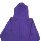 BADGER Mens Purple Hueytown Baseball Hoodie S Cotton Blend Pullover Casual