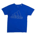 ADIDAS Mens T-Shirt Blue M
