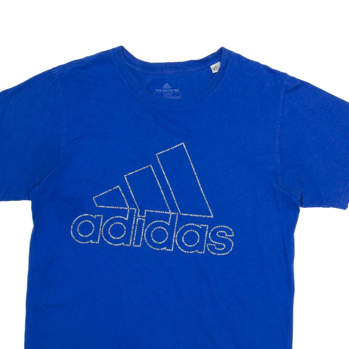 ADIDAS Mens T-Shirt Blue M