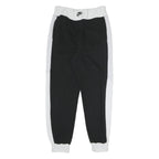 NIKE Womens Joggers Black & White Regular Tapered M W28 L26 Comfortable Cotton