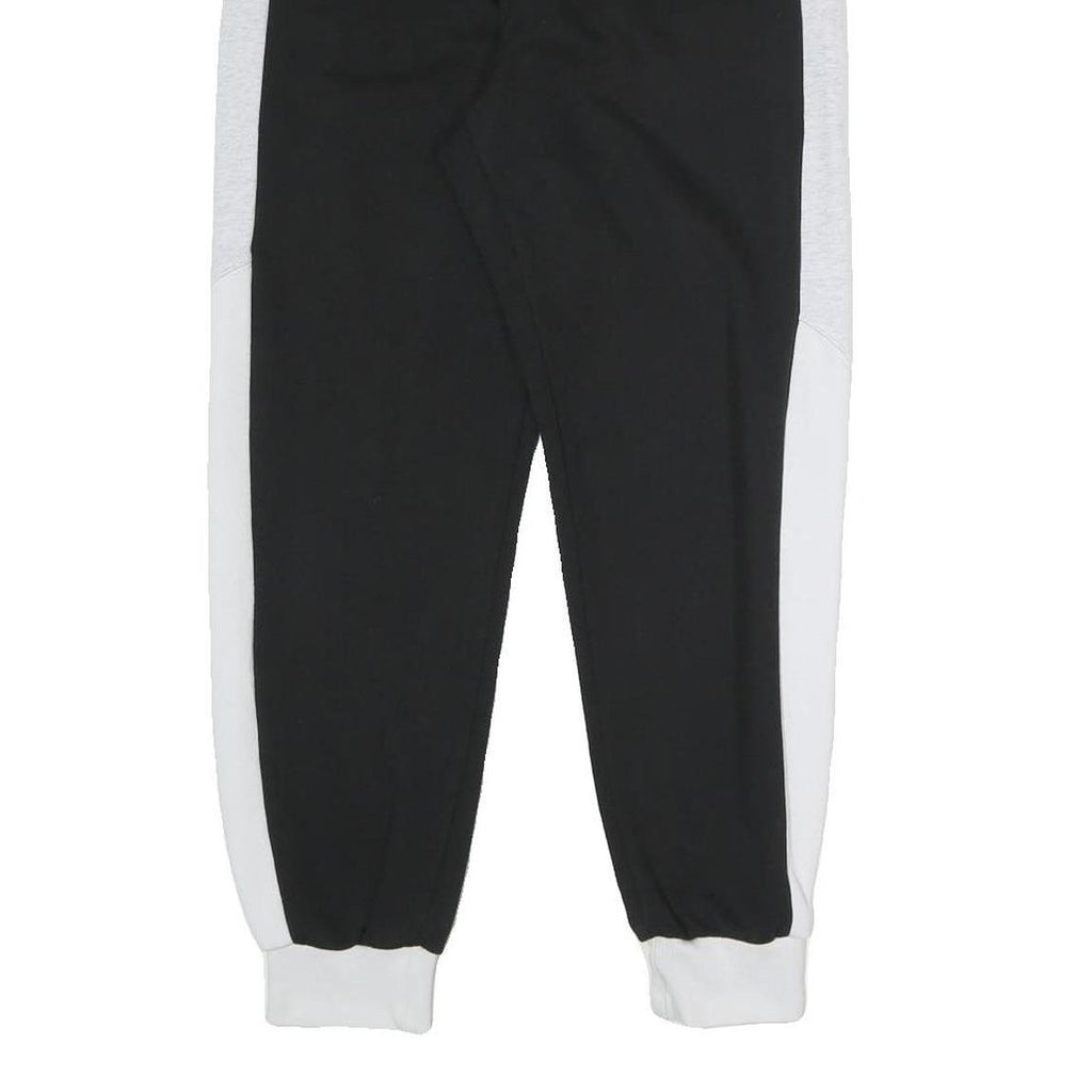 NIKE Womens Joggers Black & White Regular Tapered M W28 L26 Comfortable Cotton