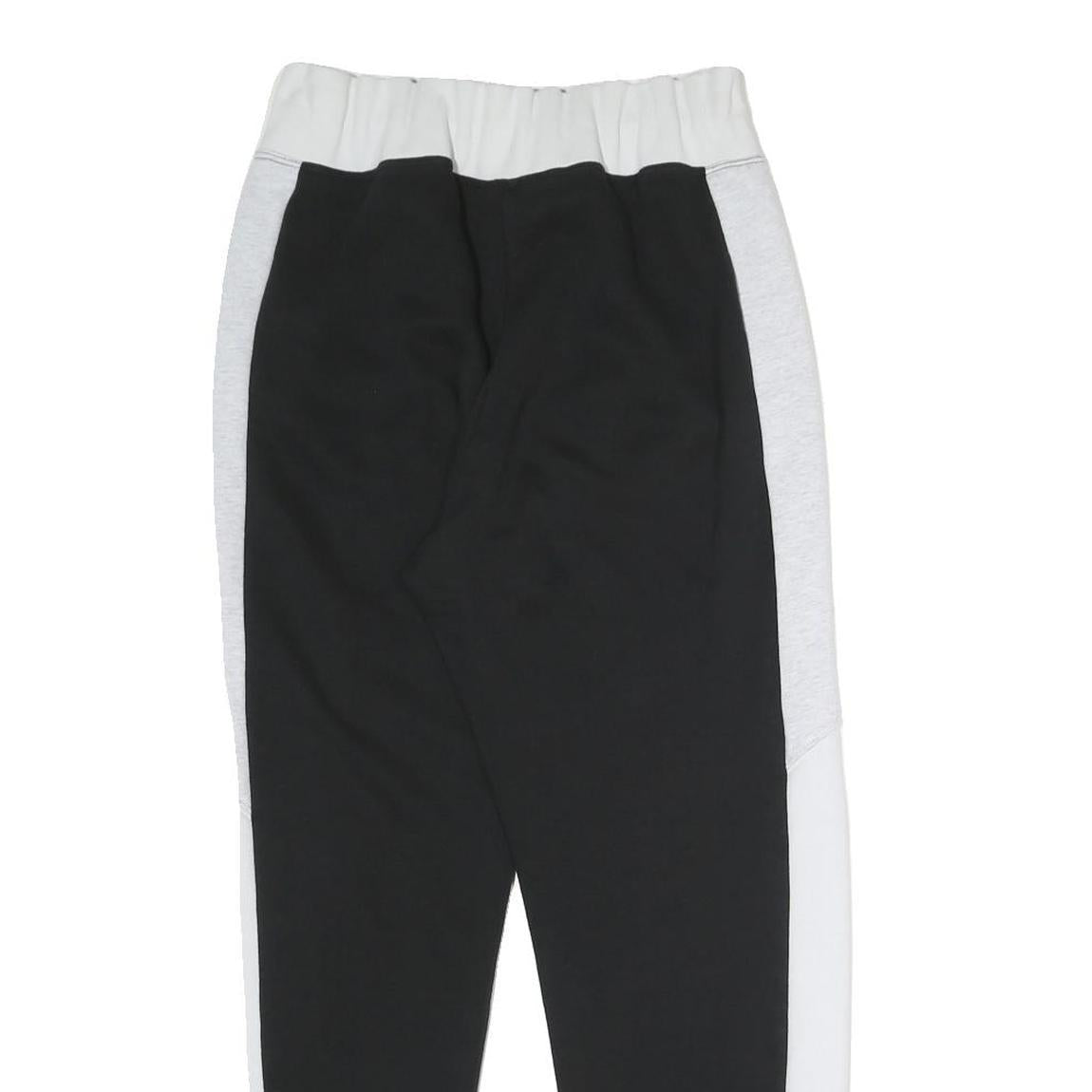 NIKE Womens Joggers Black & White Regular Tapered M W28 L26 Comfortable Cotton