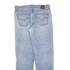 LEVI'S Mens Regular Fit Light Blue Denim Jeans W36 L34 Classic Zip Cotton Blend