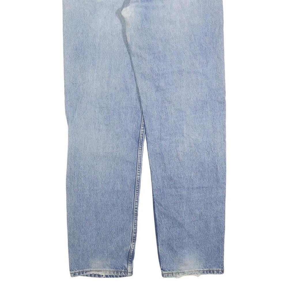 LEVI'S Mens Regular Fit Light Blue Denim Jeans W36 L34 Classic Zip Cotton Blend